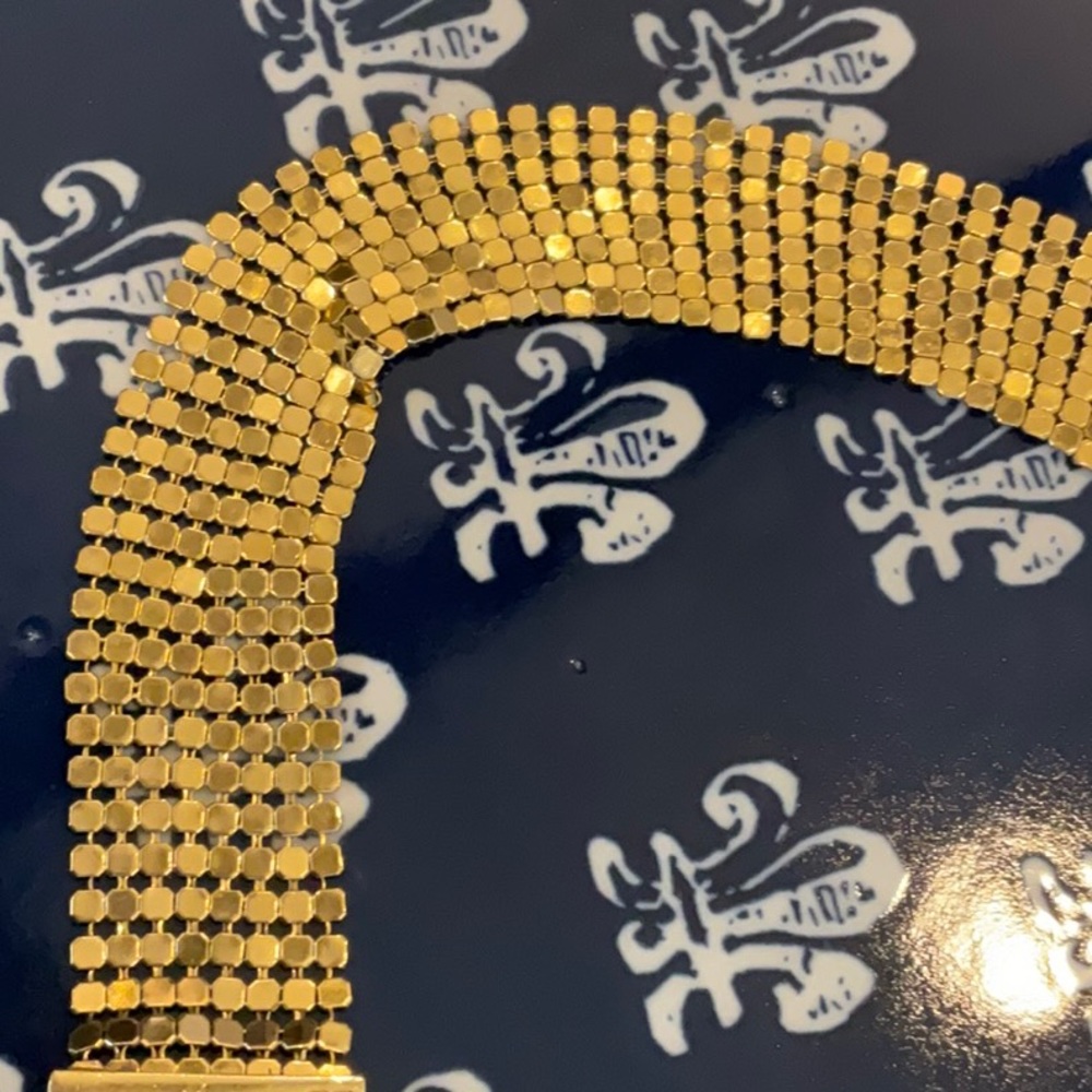 Givenchy Gold Statement Necklace Choker - image 8